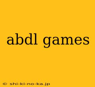 abdl games