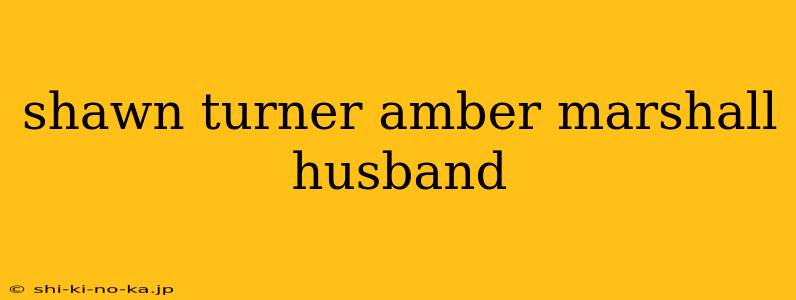 shawn turner amber marshall husband